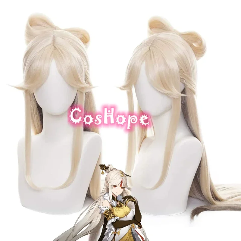 Женский парик для косплея Ningguang длинный 120 см термостойкие синтетические парики