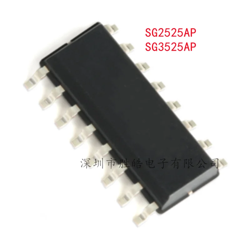(10PCS)  NEW   SG2525AP 2525AP / SG3525AP  3525AP  Narrow Body  PWM Power Controller  SOP-16  Integrated Circuit