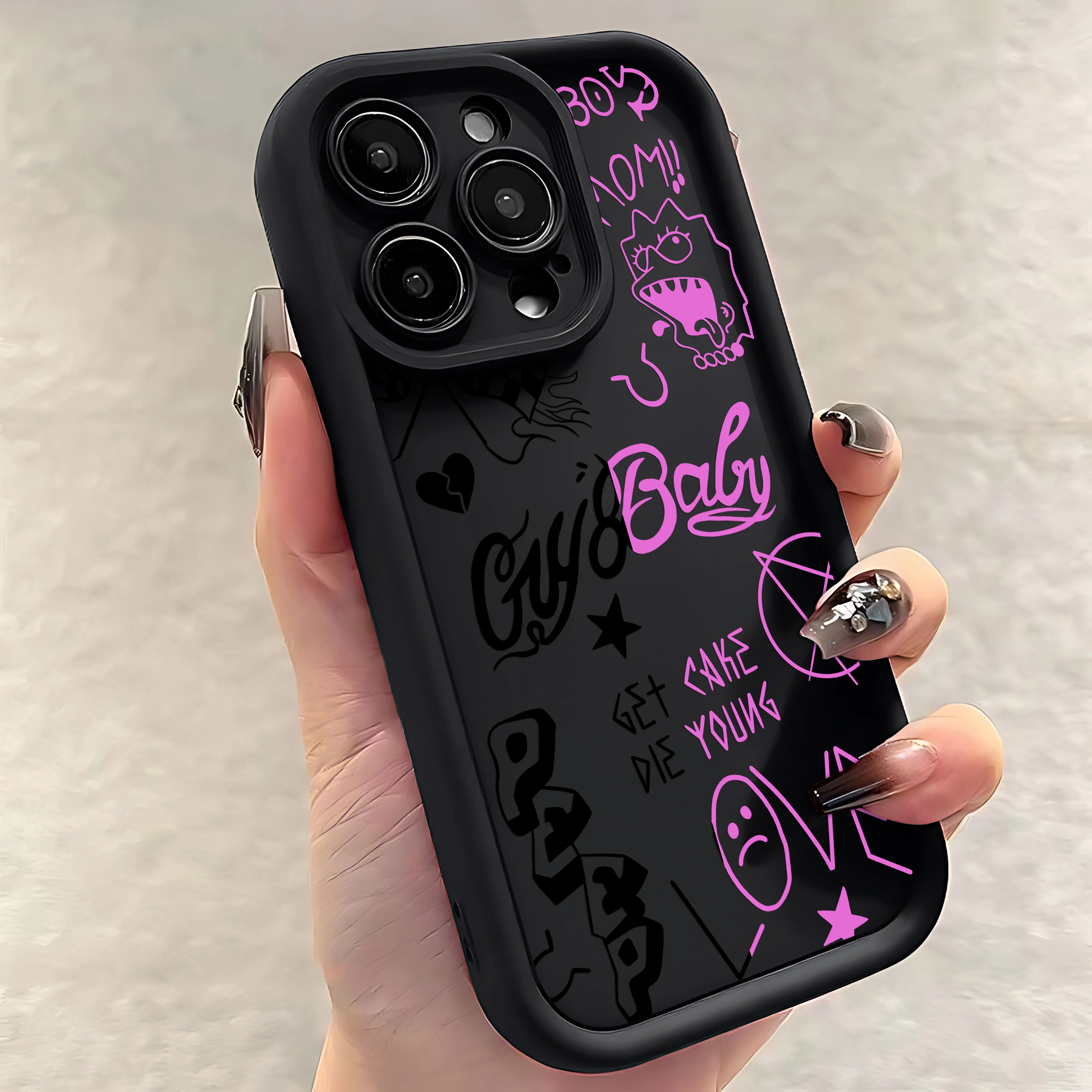 Чехол для телефона Rapper Lil Peep Hell Boy iPhone 16 15 14 13 12 11 Pro Max Mini XR XS X 7 8 Plus мягкая задняя