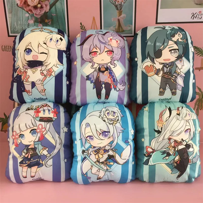 

40cm Game Genshin Impact Figure Klee ZhongLi Xiao Cosplay Pillow Anime Peripheral Sofa Cushion Stuffed Plush Toys Kawaii Gifts