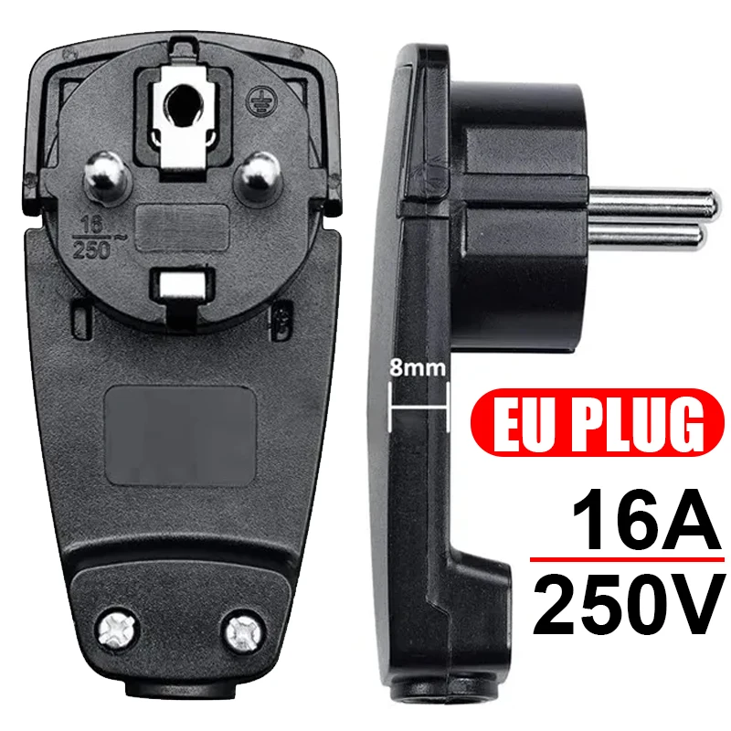 Адаптер вилки европейского стандарта 250 В/16 А