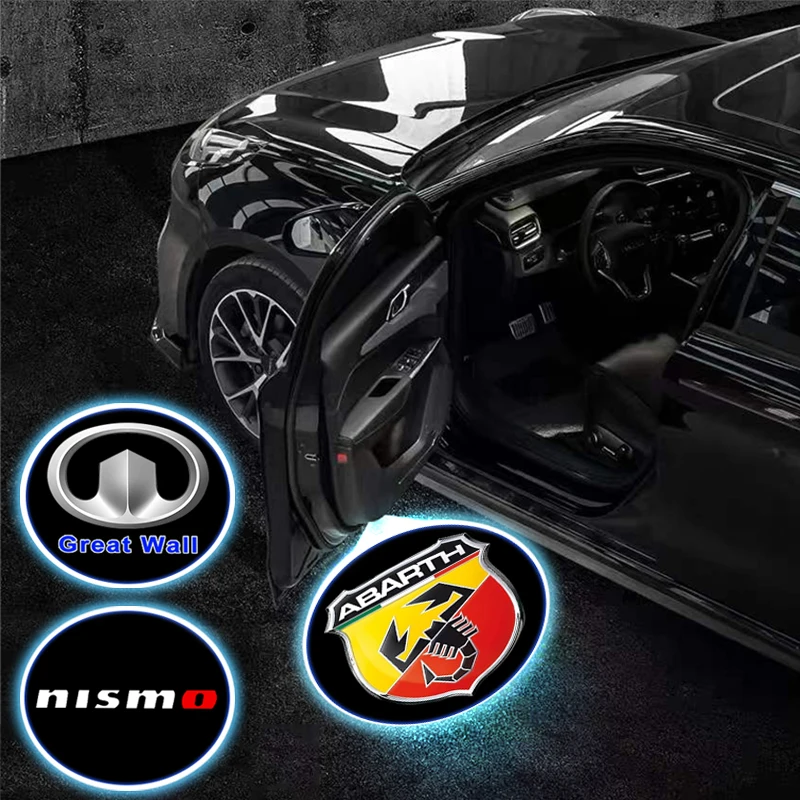 

Led Car Door Welcome Light Brand Logo Light Car decoration Gadgets For Volvo Xc90 S60 80 Xc60 Xc70 Xc90 Fh V50 S40 C30 Car Goods