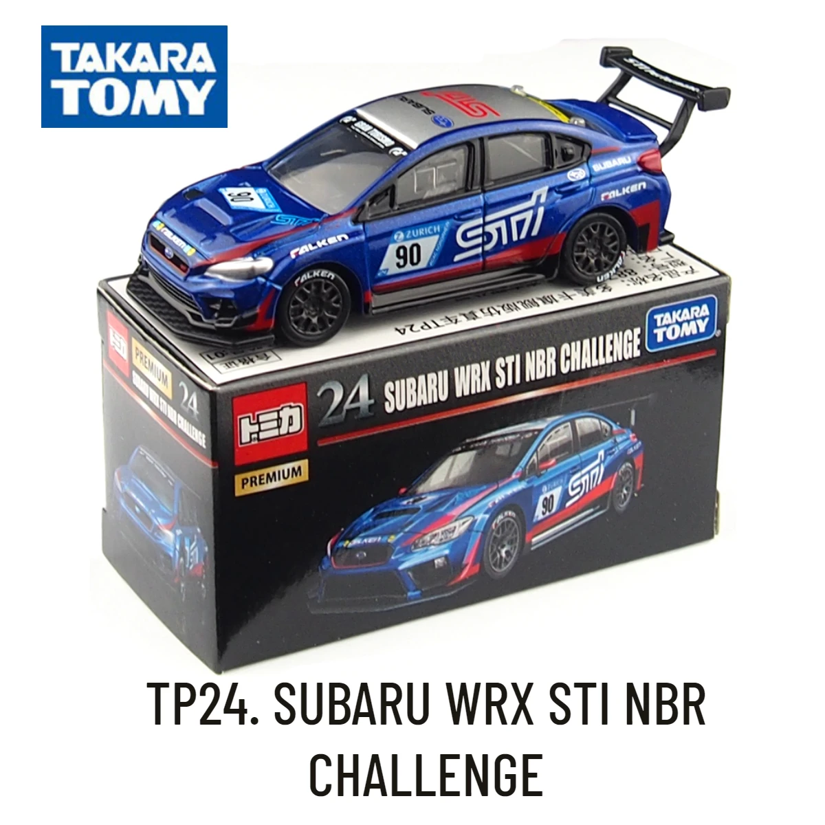 

Takara Tomy Tomica Premium TP, Scale Car Model SUBARU WRX STI NBR CHALLENGE Kids Room Decor Xmas Gift Toys for Baby Boys Girls