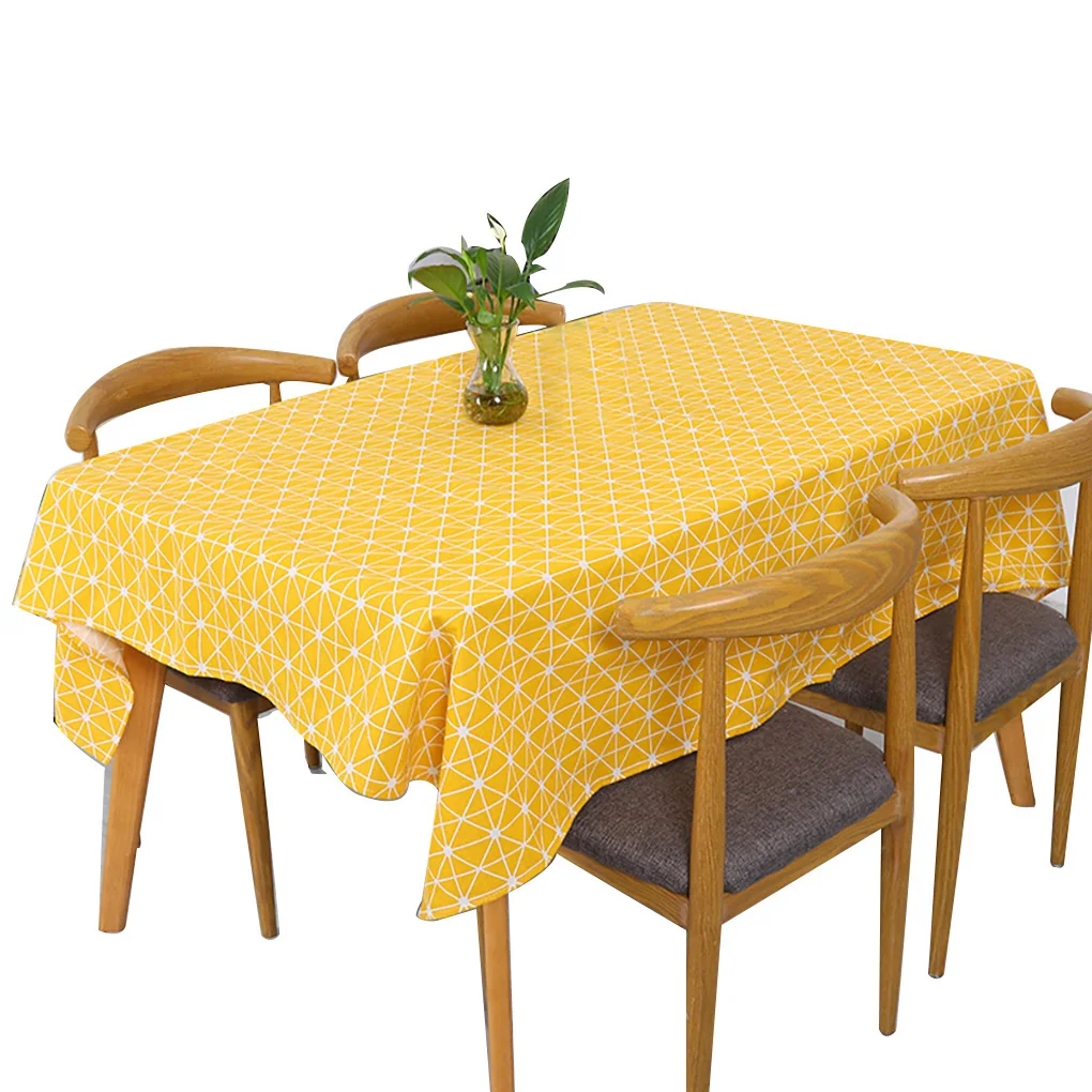 

140x180cm Table Cloth Nordic Style Dining Decor Picnic Table Cover Polyester Rectangular Shape Decoration Tablecloths