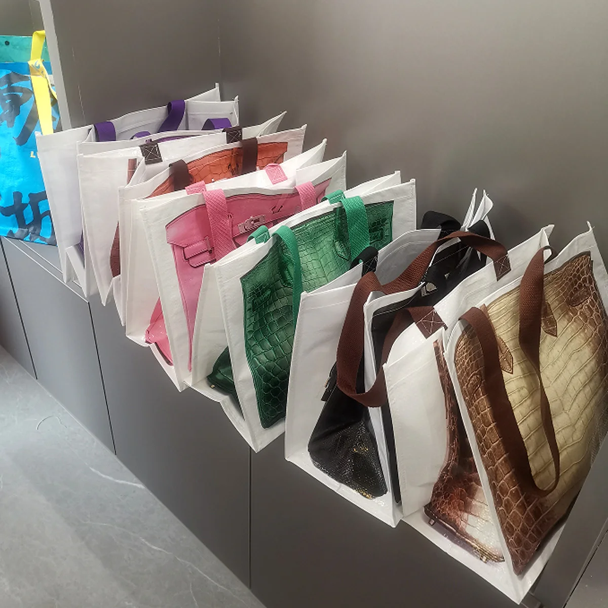 НОВАЯ модная женская дизайнерская сумка для покупок Remake сумки большой