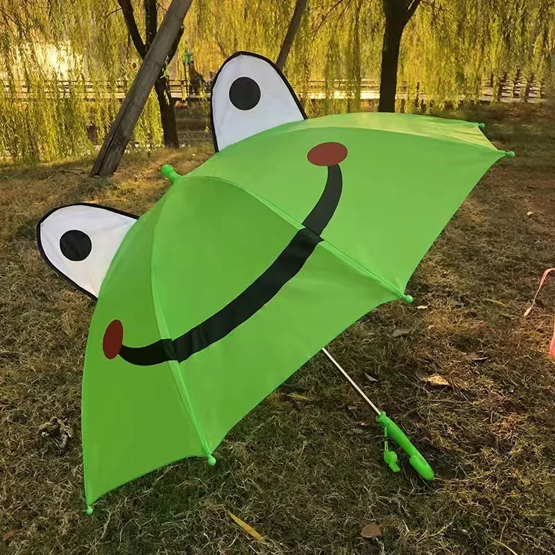 Мультяшный детский зонт с длинной ручкой 3D для моделирования ушей зонтик супер