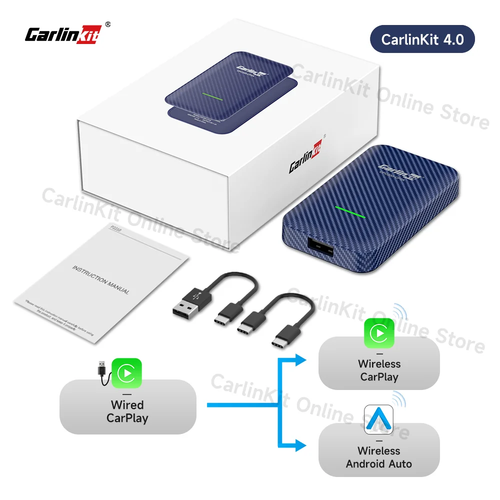 

Carlinkit 3.0 и CarlinKit 4.0 Wireless CarPlay Android Auto Box для AUDI Mercedes Cadillac Chevrolet Ford Honda Hyundai Jeep Kia