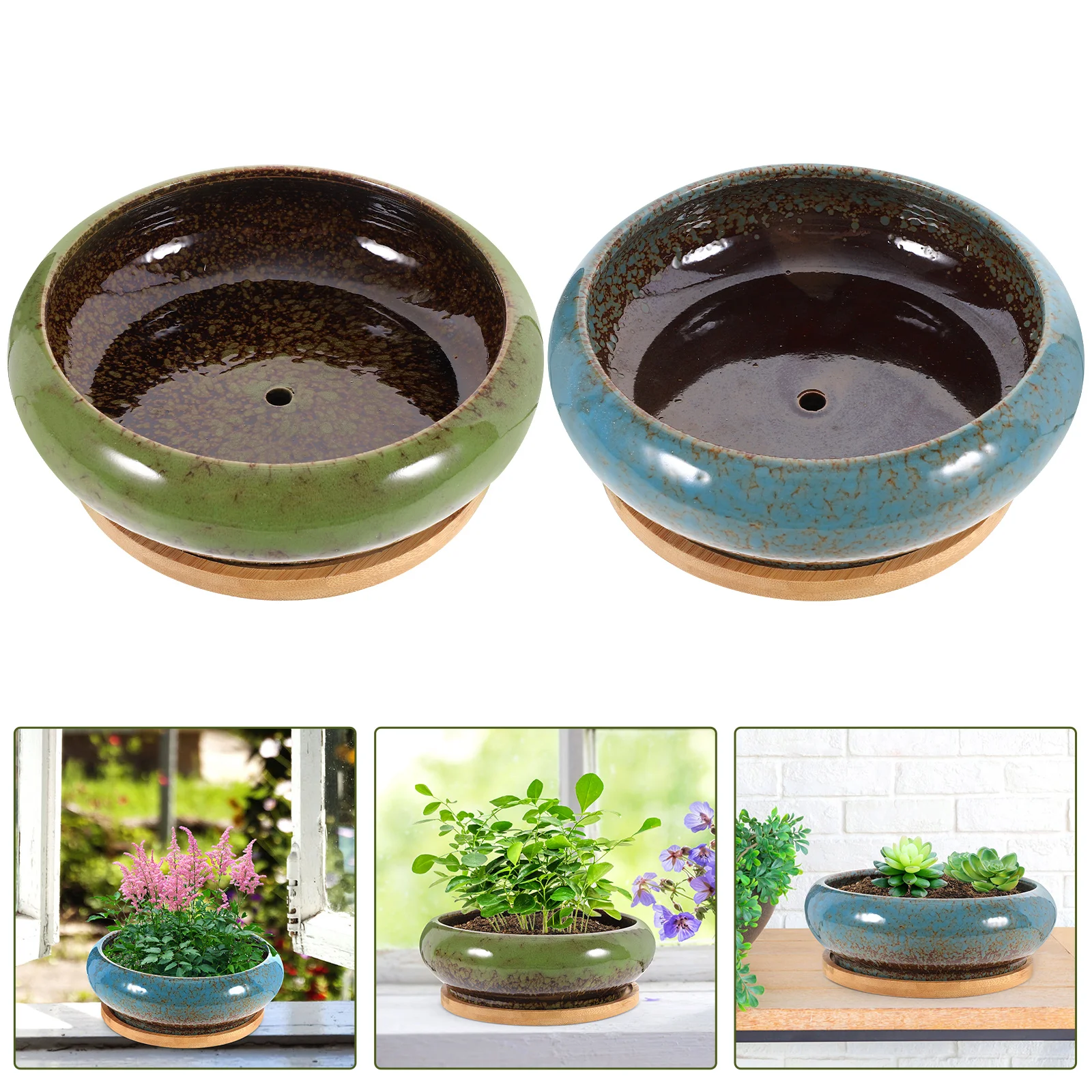 

Decorative Flowerpot Garden Planter Balcony Planters Cactus Unique Pots Planting
