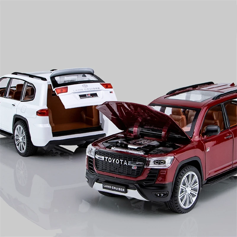 Коллекция 1/24 года модель автомобиля Toyota LAND CRUISER GT Prado SUV из сплава металлическая