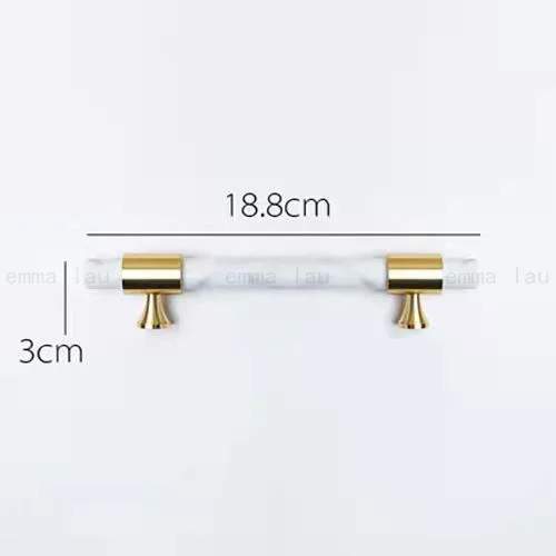 

Латунные ручки из мрамора