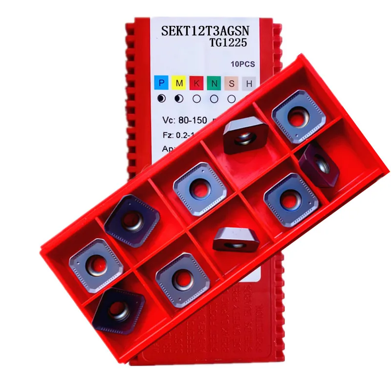 Токарные инструменты для металла с ЧПУ SEKT12T3AGSN TG1225 фрезерные Вставки нержавеющей