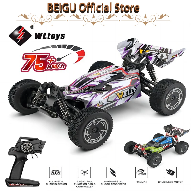 WLtoys 144016 быстрые радиоуправляемые автомобили 35 км/ч или 75 1/14 внедорожник 4WD Дрифт