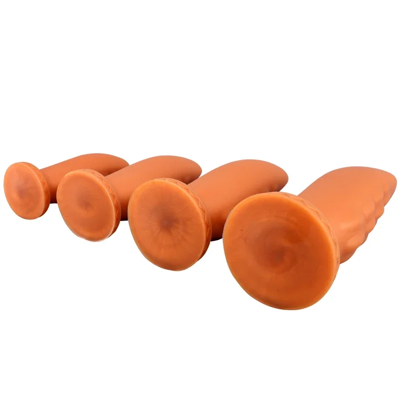 Жидкий силиконовый большой фаллоимитатор большое яйцо анальная пробка мягкий