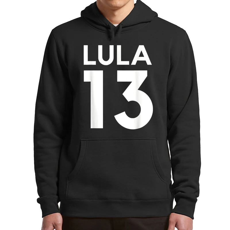 

Lula 13 Hoodies 2022 Brazilian Presidential Elections Classic Fleece Pullovers Soft Long Sleeve Sweatshirts For Men Women