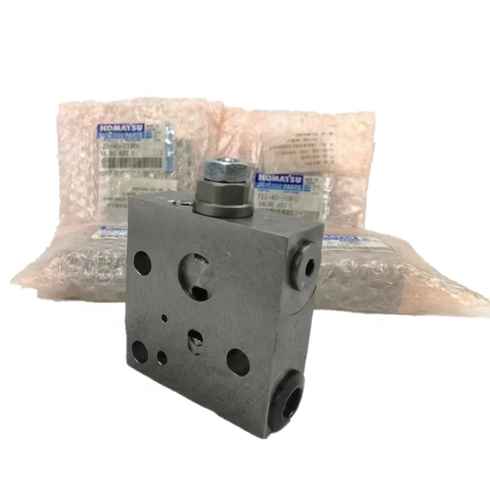 PC200-7 PC200-8 Оригинальный редукционный клапан 723-40-71900 Клапан в сборе