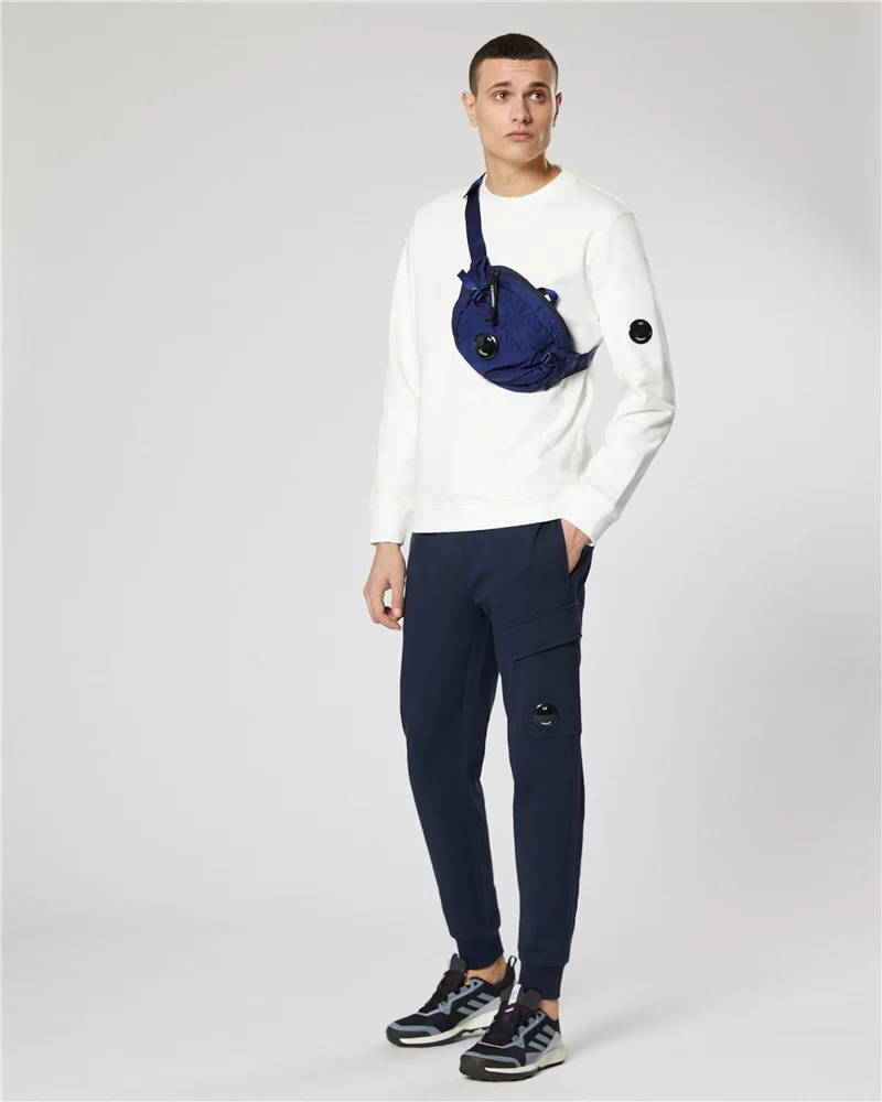 

High Quality Cotton Solid Color Skinny Slim Pants Men'S Casual Sweatpants With Lenses