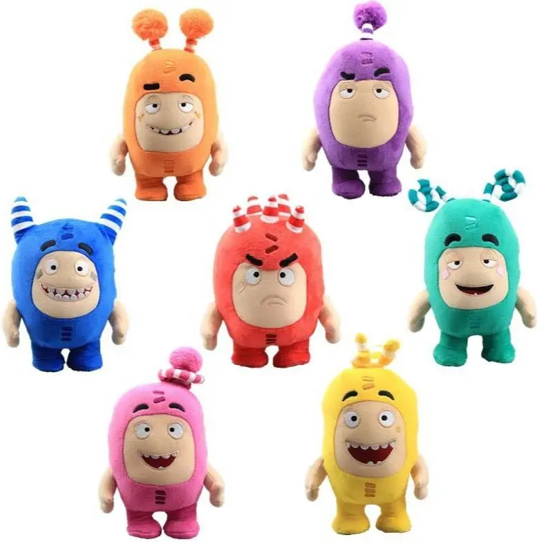 

Oddbods Plush Stuffed Toys Kawaii Fuse Bubbles Newt Pogo Slick Jeff Zee Cute Cartoon Anime Cute Soft Pillow Dolls Baby Gift