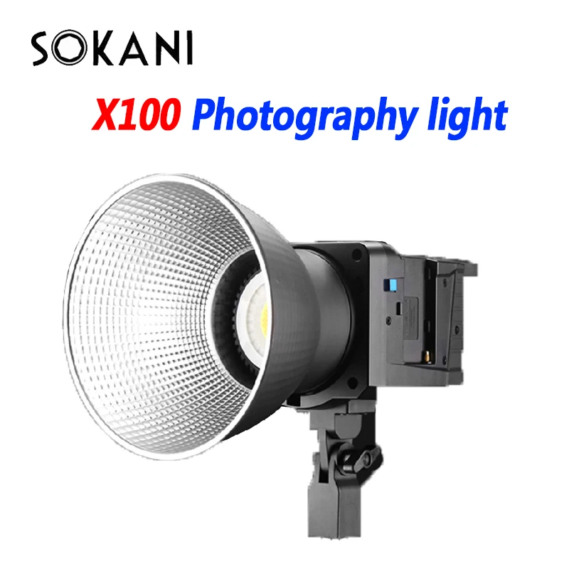 

SOKANI X100 RGB двухцветная Женская видеокарта, двухцветная полноцветная с управлением через приложение для видеозаписи Bowens