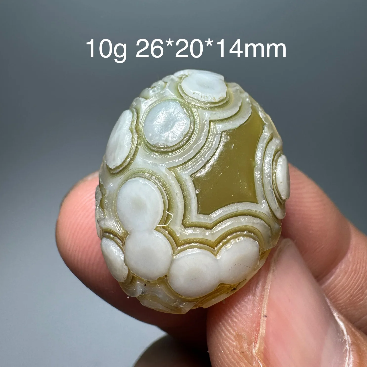 Натуральный Агат Глаз Минеральный Образец  CF1-26