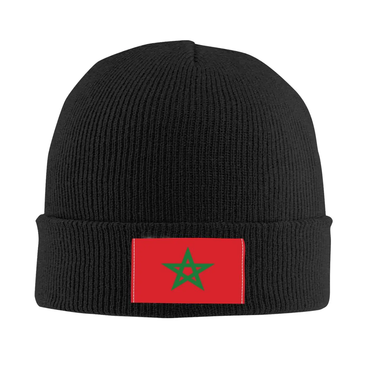 The Flag Of Morocco Bonnet Hats Cool Knitting Hat For Men Women Warm Winter Skullies Beanies Caps 1
