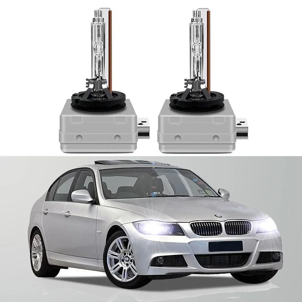 

For BMW 3 Series E90 E91 Touring 2004-2012 6000K HID Xenon Headlight Bulb Low Beam (Only fit original bulb is Xenon）