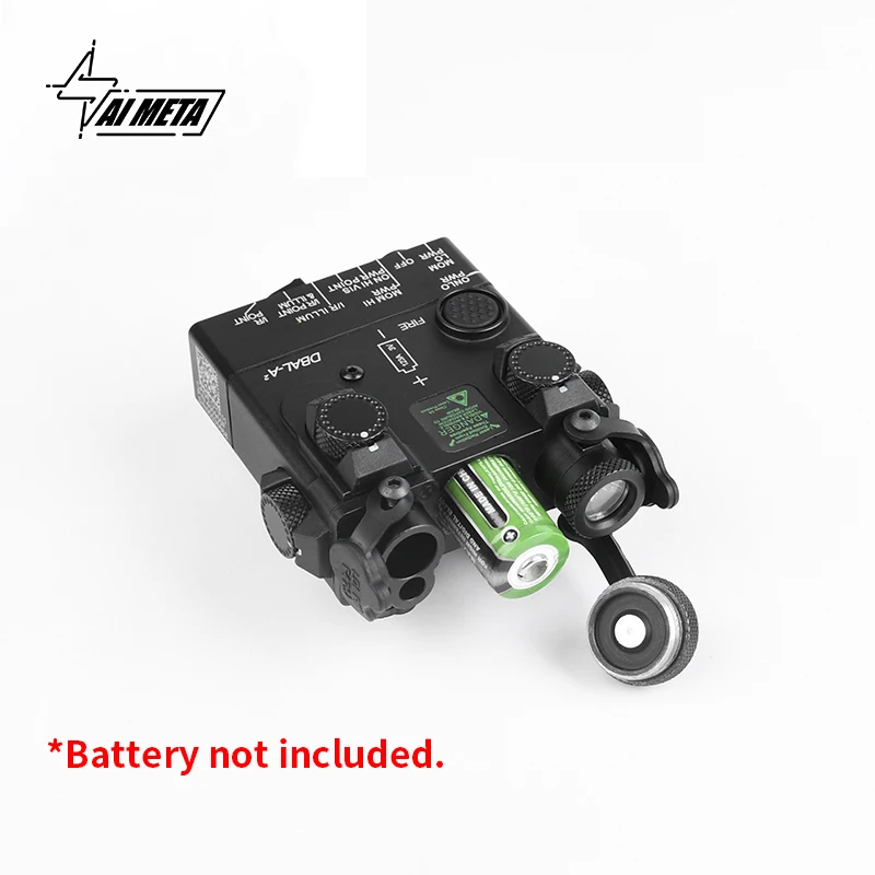 Светодиодный металлический стробоскоп с зеленым лазером 20 мм |