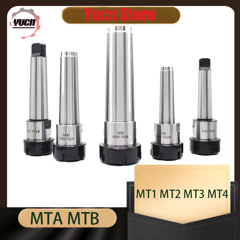 

MTA MTB MT1 MT2 MT3 MT4 Morse taper shank ER ER11 ER16 ER20 ER25 ER32 ER40 CNC machining center MT ER tool holder lathe spindle