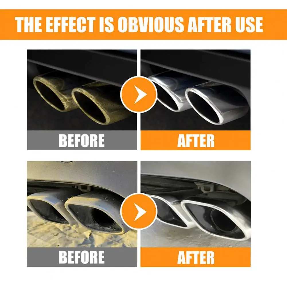 Практичное средство для удаления ржавчины на автомобильной глушке 30 мл/120 мл |