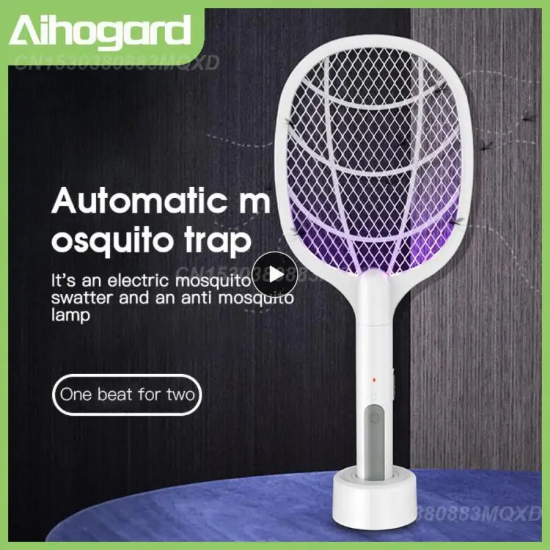 

Electric Insect Racket Handheld 3000v Bug Zappers Portable 2 In 1 Electric Mosquito Killer Fly Swatter Trap Mosquito Swatter