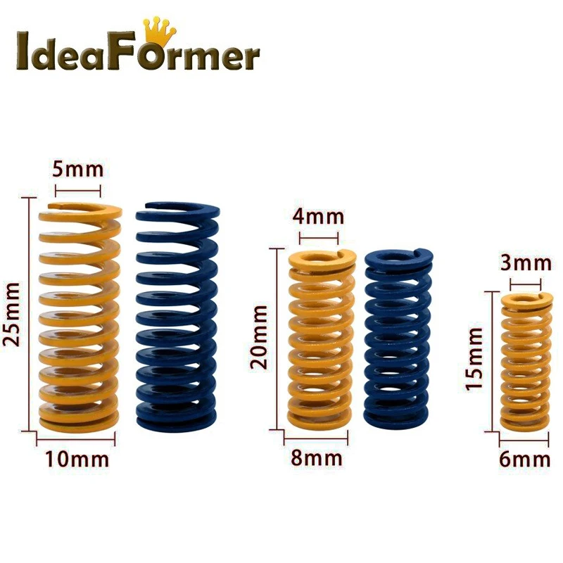 4 шт./компл. пружина выравнивания для принтера Ender 2 3 Pro 5 Creality CR-10S PRO