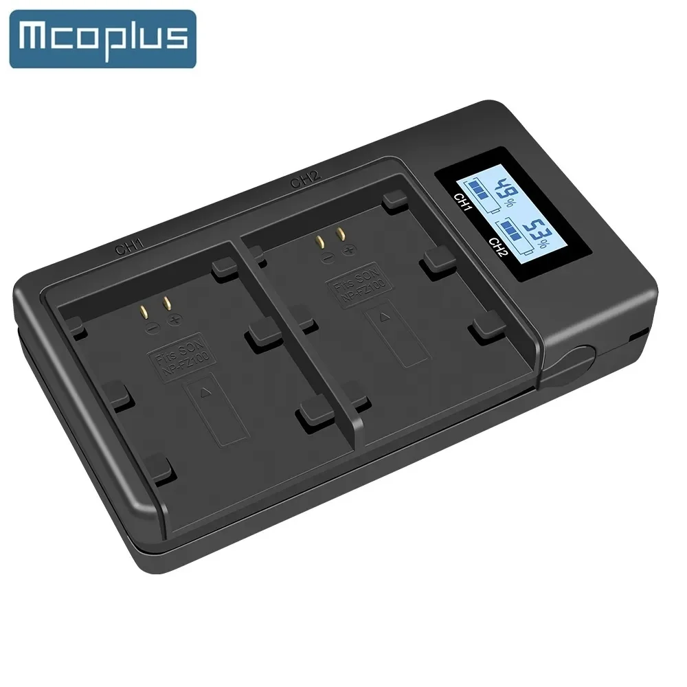 Фото Зарядное устройство для камеры Mcoplus NP-FZ100 для Sony A6600 A9 A9R A9S A9II A7C A7S A7SIII A7III A7RIII A7RIV A7IV ZV-E1 FX3 FX30 №1