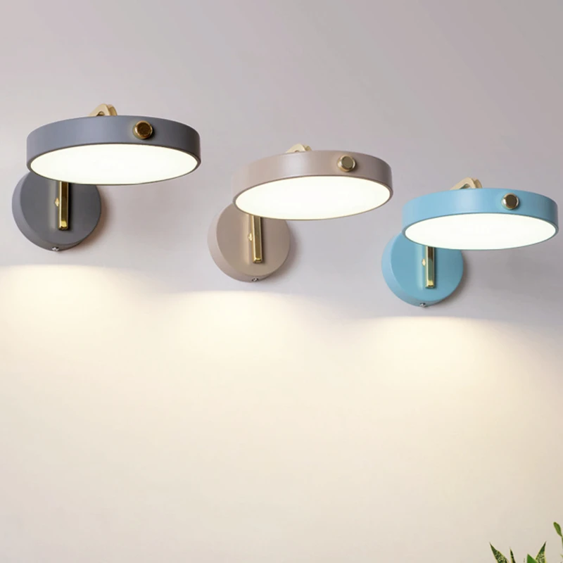 Modern Led Indoor Wall Sconce Light Fixture Nordic Bedside Living Room Hallway Lamps Luminaire Home Lighting Decoration Bathroom |