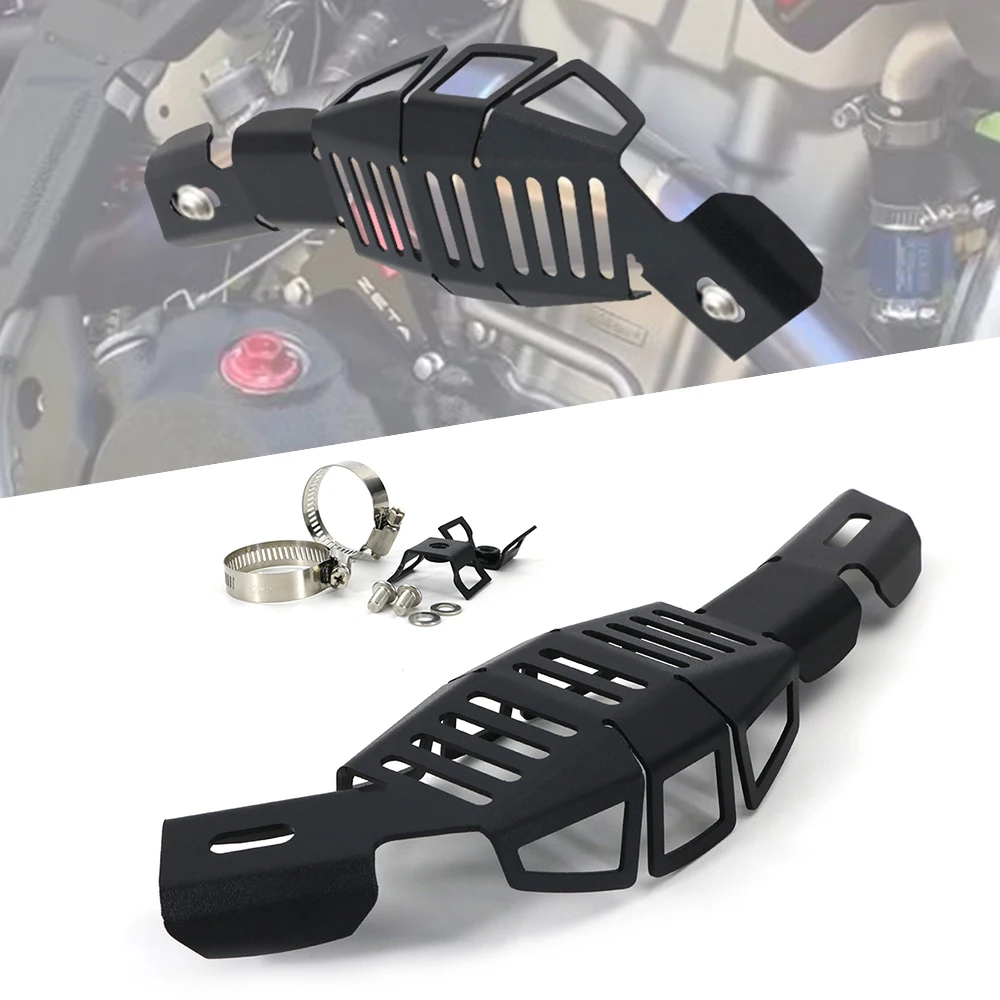 Motorcycle Power Bomb Exhaust Heat Guard Fit For Honda CRF300L 2021-2022 CRF 300L Aluminum Exhaust pipe protection cover