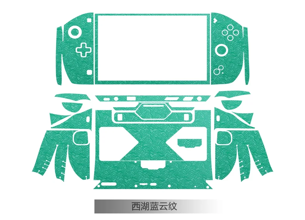 Фото Предварительно вырезанные защитные пленки (1xTop + 1xBottom + Side Skin Sticker Cover) для игровой портативной консоли ONEXPLAYER Onexfly Apex 2025 8 дюймов №2