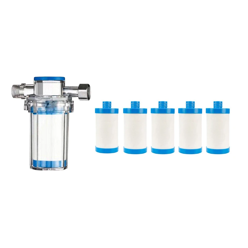

2 комплекта для бытовой чистоты, зеркальный водонагреватель для стиральной машины, душевой душ, фильтр для воды, фильтр для переднего водопроводного очистителя