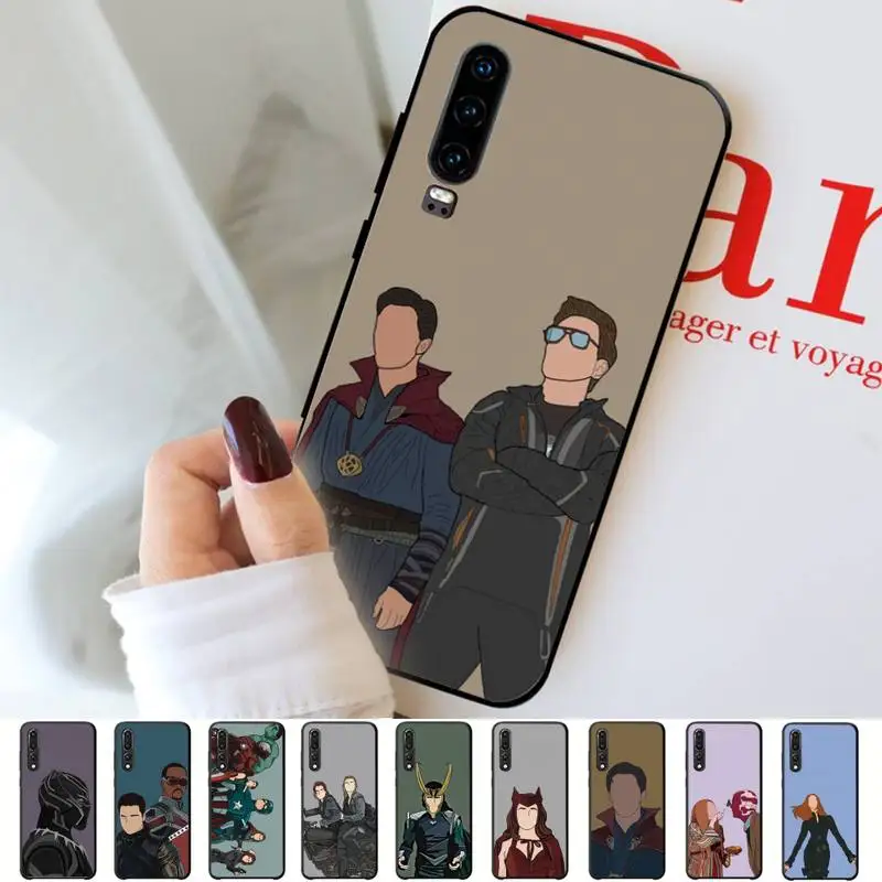 

Disney Loki Wanda Thor Phone Case for Huawei P30 40 20 10 8 9 lite pro plus Psmart2019