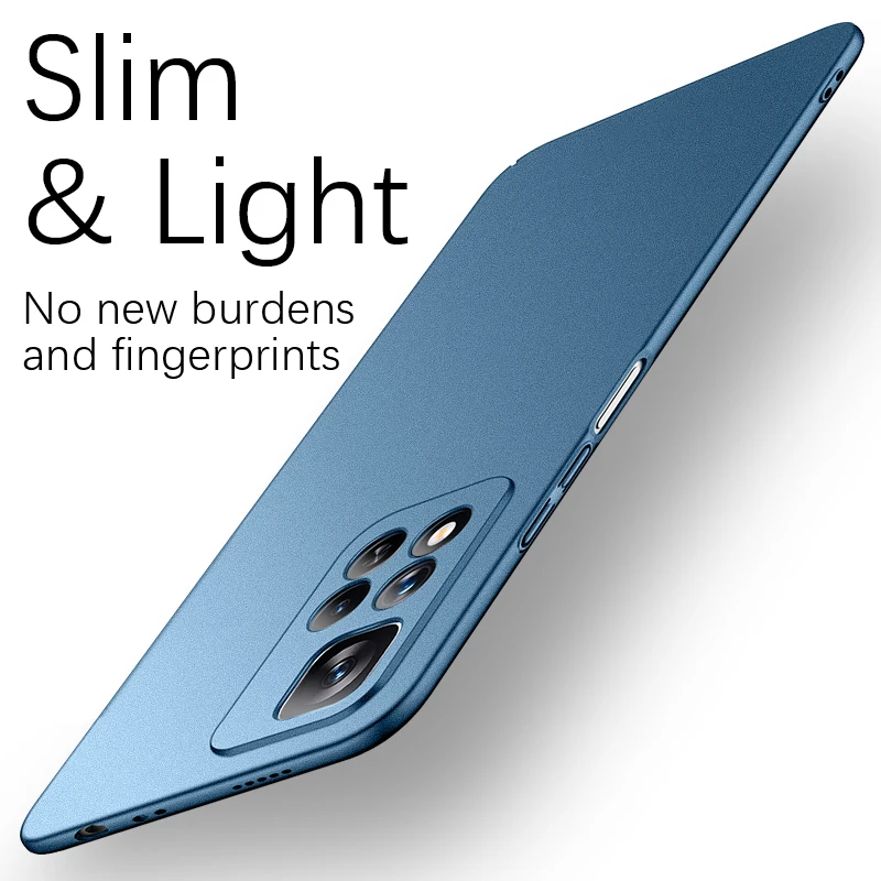 

Ultra Thin PC Hard Back Cover Case For Xiaomi Redmi Note 11 11S 11E 11T 10 10S 10T 9 9S Pro 10A 10C 9A 9C 9T Matte Slim Shell