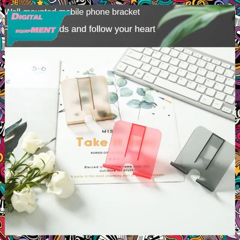 

Wall Mount Phone Stand Self-adhesive 1pc Phone Brackets Plastic Phone Holder Cell Phone Holder