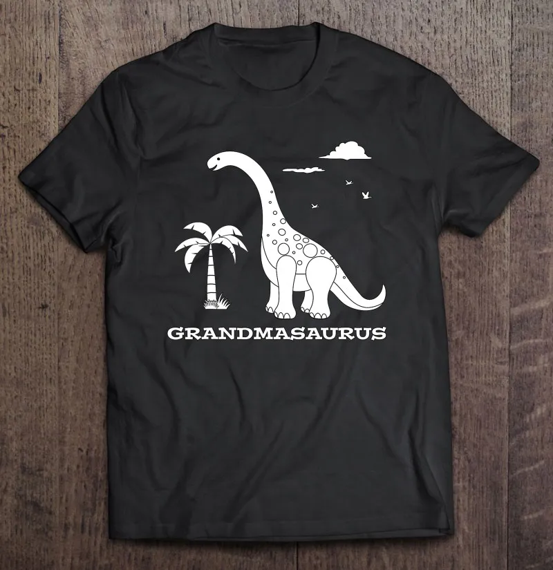 

Милая футболка Grandmasaurus для бабушки динозавра, женская футболка оверсайз, Мужская футболка в стиле Харадзюку, Мужская хлопковая футболка