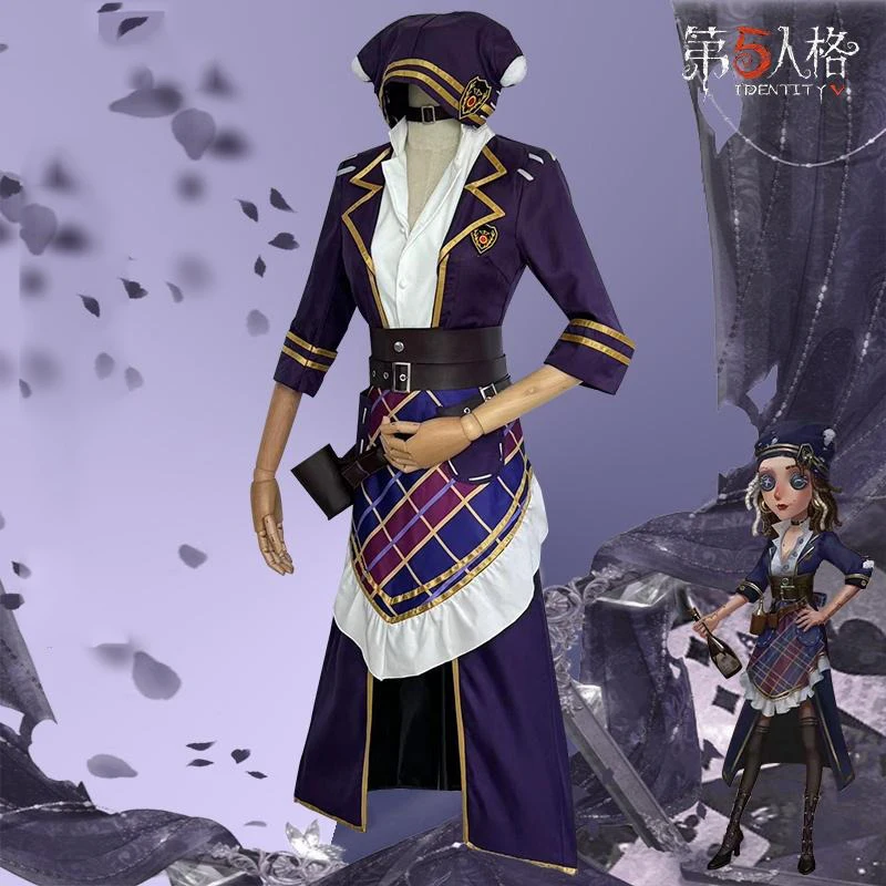 Костюм для косплея Game Identity V Demi Bourbon Barmaid необычный праздничный костюм униформа на