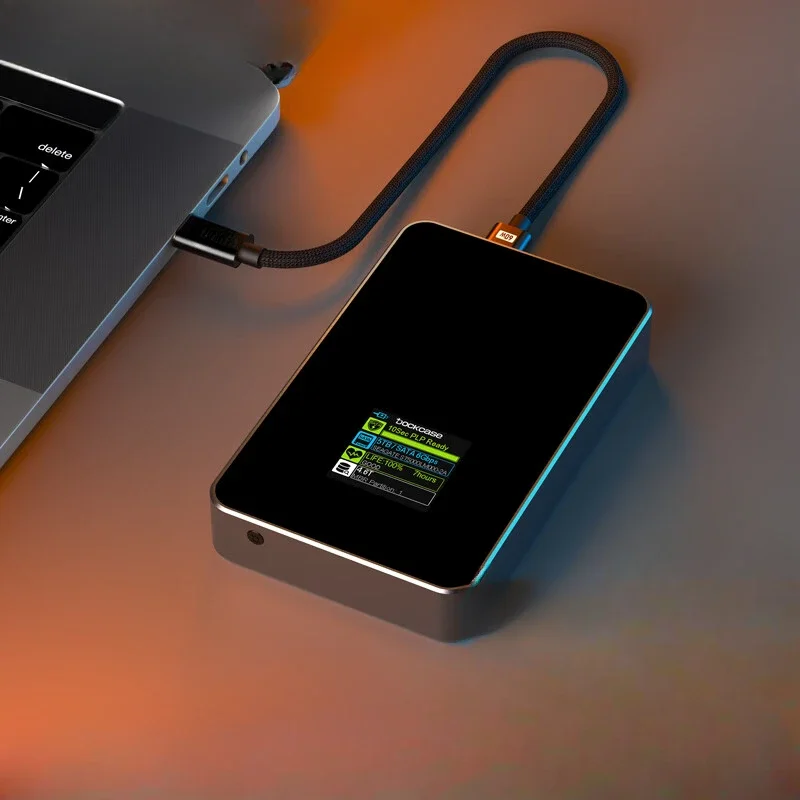 Внешний жесткий диск с экраном Type-C