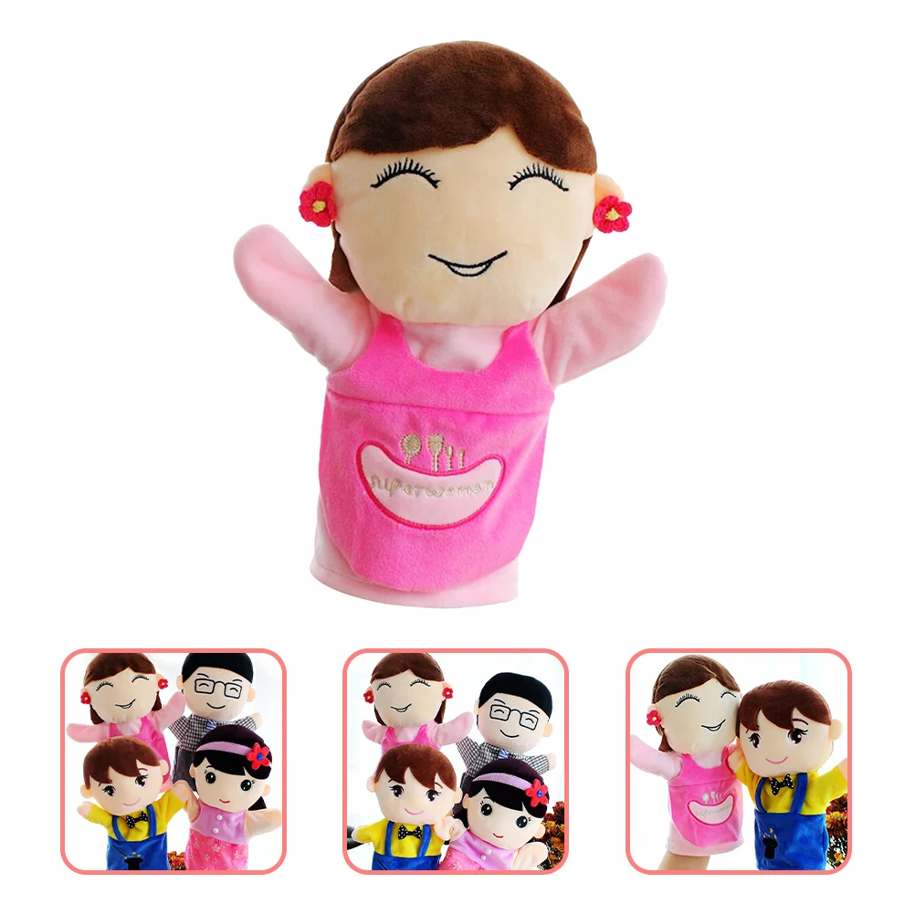 

1 Pc Hand Puppet Family Hand Puppet Model Toy Kindergarten Storytelling Prop