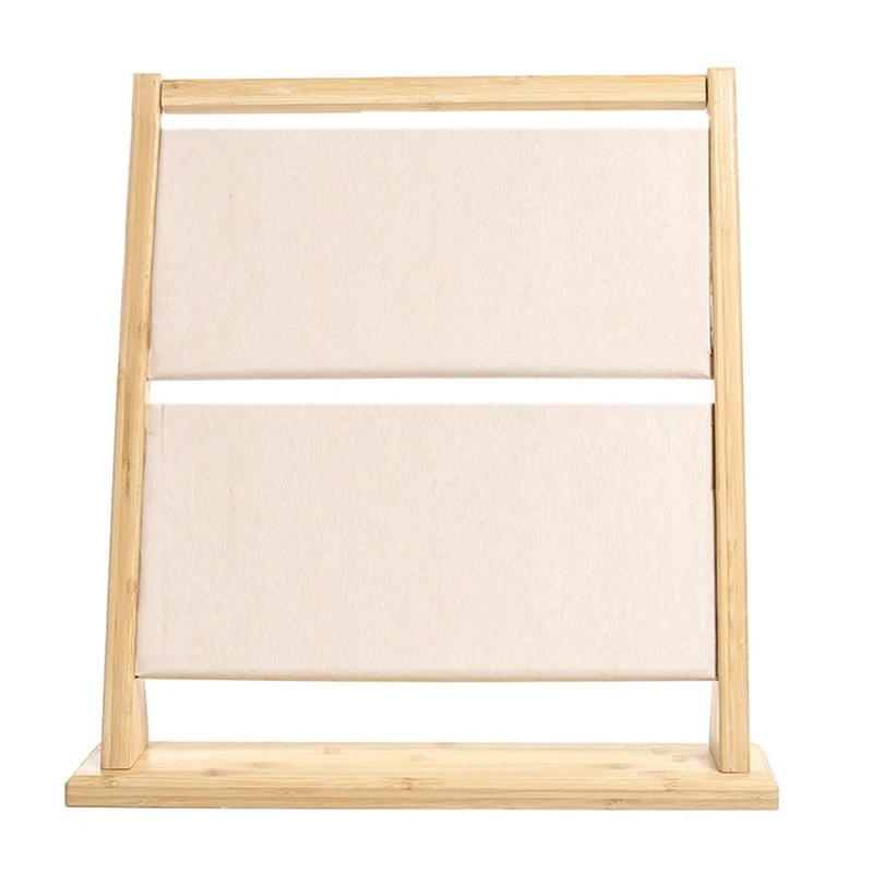 

2 яруса деревянная полка для ювелирных изделий подвесная полка для ожерелья браслета ювелирных изделий полка для хранения колец дисплей юв...