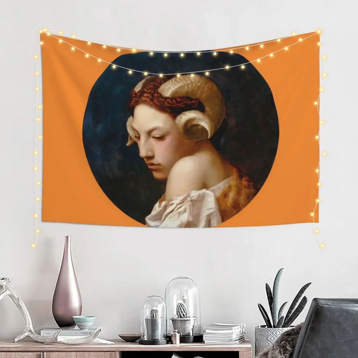 Сатир гобелен милый декор украшение спальня