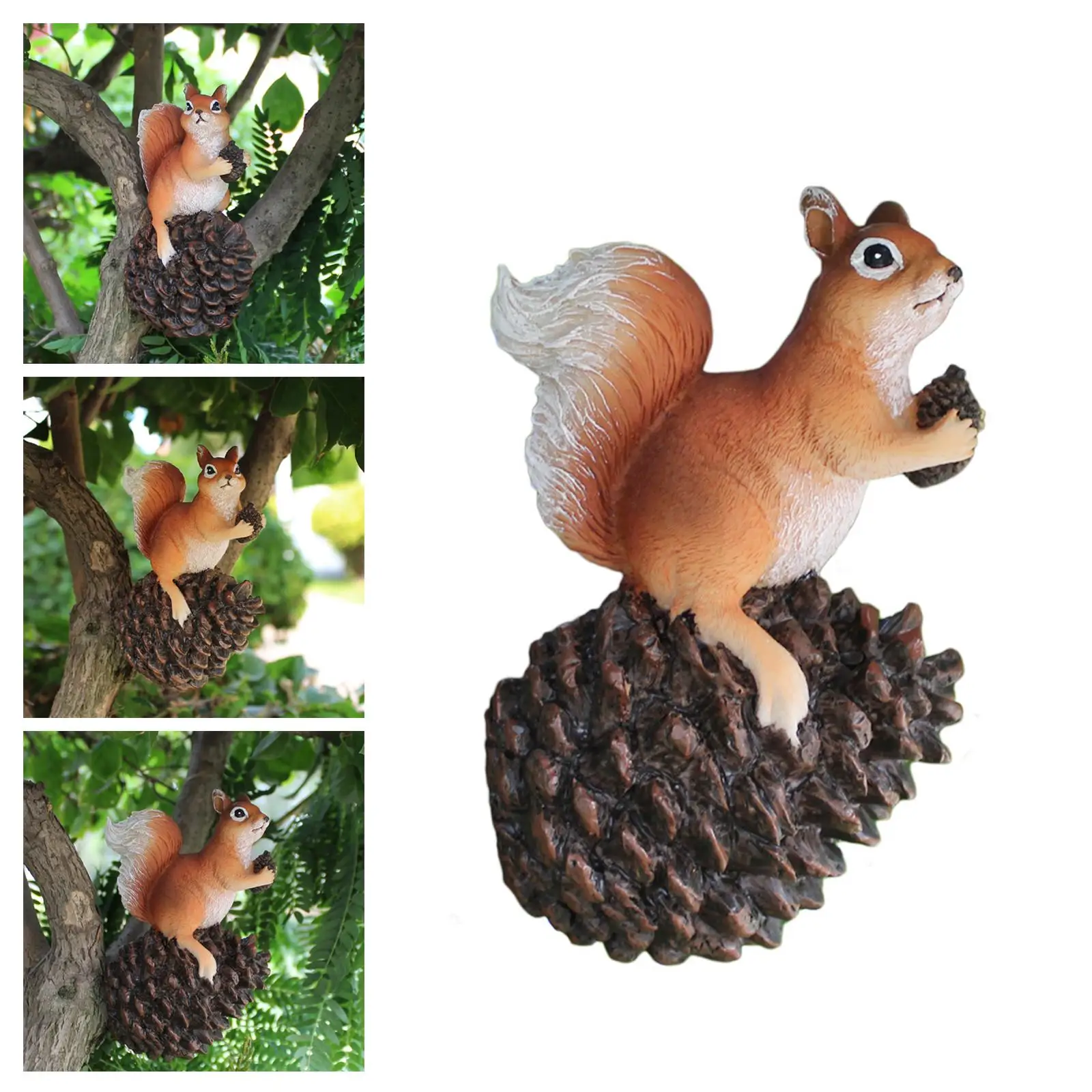 

Искусственная белка, статуя из искусственной глины для дома, двора, улицы, крытой лужайки
