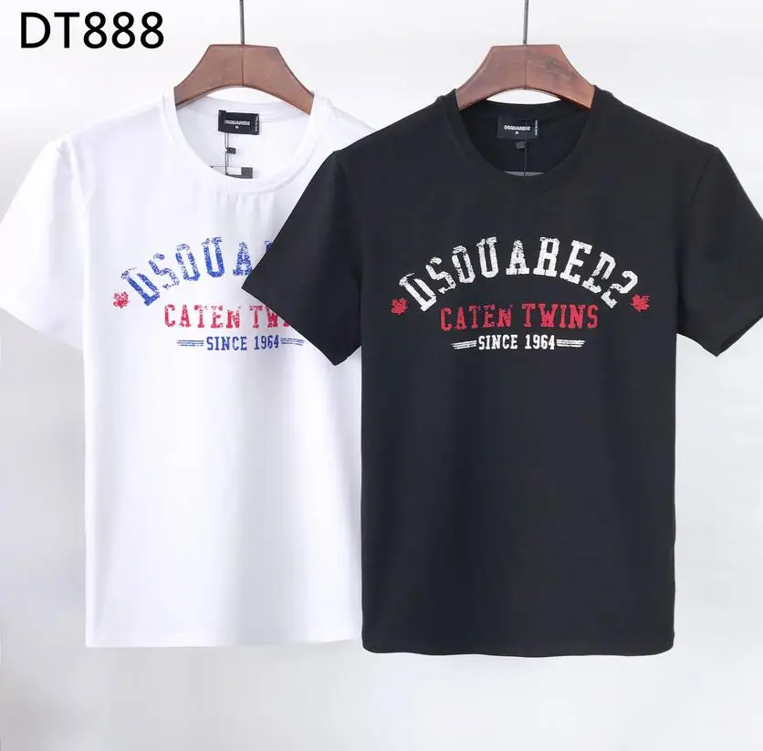 

Dsquared2 Summer street women/menT-shirt casual short-sleeved men's T-shirt fashion cotton short sleeve