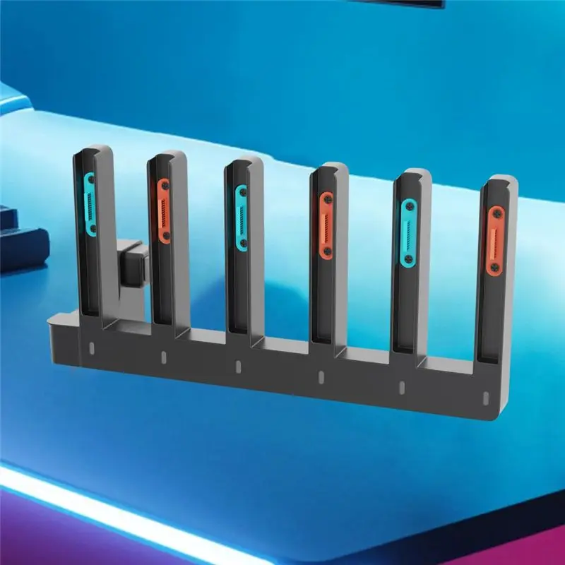 Док-станция Ipega для Switch 2 с 6 слотами, магнитная, с быстрой зарядкой и LED-индикатором для геймпадов JOY-CON (art.: 3920dbc0705f5) - 3920dbc0705f5
