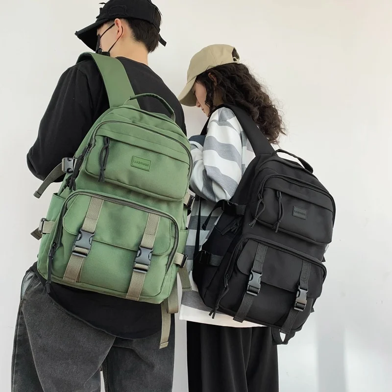 

Teenager Backpack Women Multiple Pockets School Bag High Quality Student Backpacks Boys Girls Large Capacity Fashion Schoolbag
