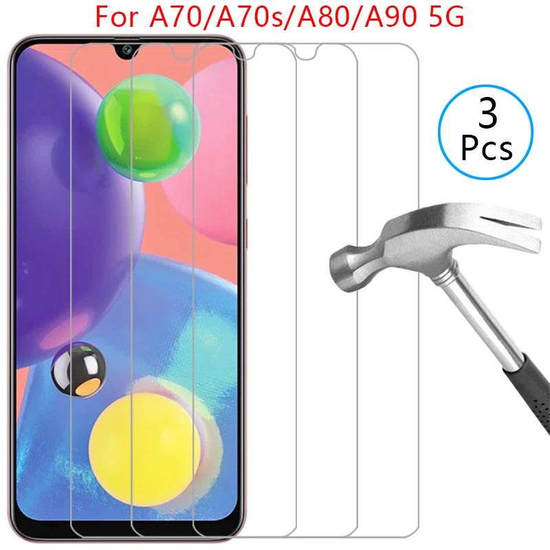 

tempered glass case for samsung a70 a70s a80 a90 5g cover on galaxy a 70 s 70s 80 90 70a 80a 90a coque samsun samsumg sansung