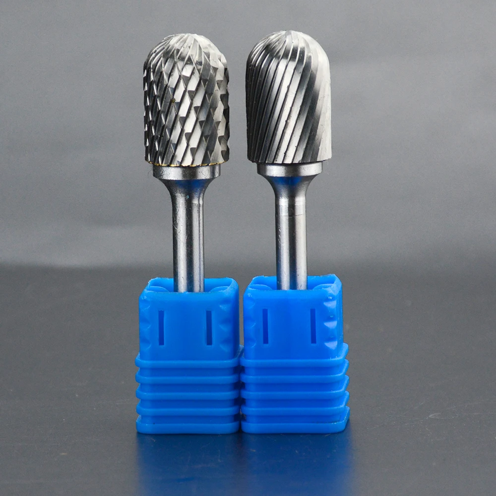 1pc Head Tungsten Carbide Rotary file Tool Point Burr Die Grinder Abrasive Tools 6MM Shank Drill Milling Carving Bit Tools images - 6